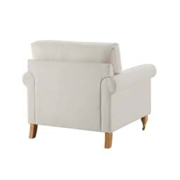DUSK Sicily Armchair - Cream Linen - thumbnail 6