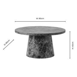 DUSK Talia Coffee Table - Taupe - thumbnail 6