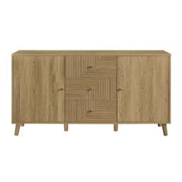 DUSK Dora Large Sideboard with Drawers - Light Wood - thumbnail 3