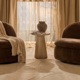 DUSK Talia Side Table - Stone Marble Effect - thumbnail 7