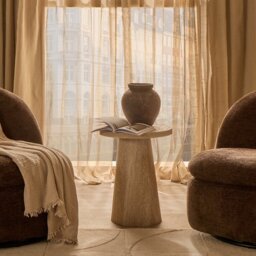 DUSK Talia Side Table - Stone Marble Effect - thumbnail 5