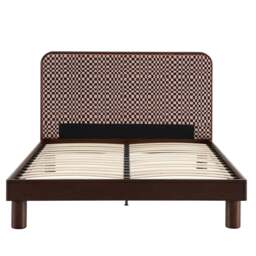 DUSK Seoul Bed Frame - Red Checkerboard - King Size - thumbnail 9