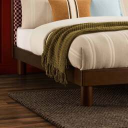 DUSK Seoul Bed Frame - Red Checkerboard - King Size - thumbnail 8
