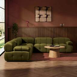 DUSK Bondi Large Right Hand Corner Sofa - Rich Green - thumbnail 2
