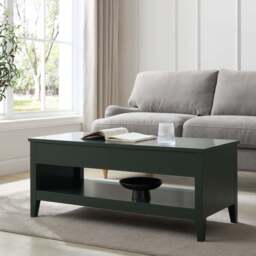 DUSK Poppy Coffee Table Desk - Forest Green - thumbnail 1