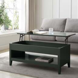 DUSK Poppy Coffee Table Desk - Forest Green - thumbnail 2