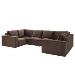 DUSK Brooklyn U-Shape Sofa - Cappuccino - thumbnail 4