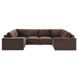 DUSK Brooklyn U-Shape Sofa - Cappuccino - thumbnail 3