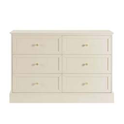 DUSK Ruby 6 Drawer Chest - Cream - thumbnail 3