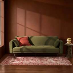DUSK Hudson Click Clack Sofa Bed - Muted Moss - thumbnail 2