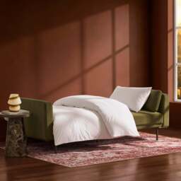DUSK Hudson Click Clack Sofa Bed - Muted Moss - thumbnail 3