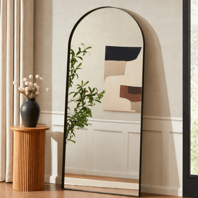 DUSK Arched Full Length Mirror - Black - image 1