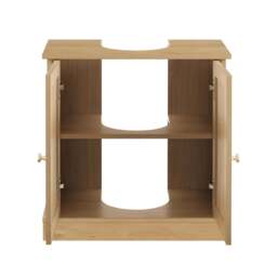 DUSK Ruby Under Sink Bathroom Cabinet - Light Wood - thumbnail 4