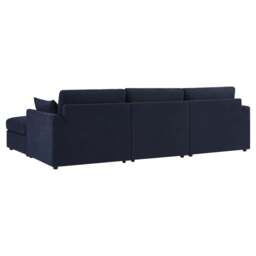 DUSK Miami Right Hand Chaise Sofa - Chenille Navy - thumbnail 6
