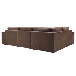 DUSK Brooklyn Small Right Hand L-Shape Sofa - Cappuccino - thumbnail 5