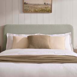 DUSK Ascot Ottoman Storage Bed - Sage Stripe - Double - thumbnail 6