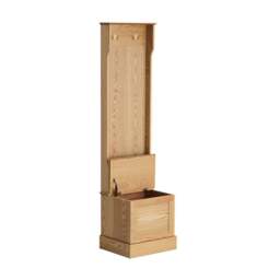 DUSK Ruby Space Saving Entry Way Cabinet - Light Wood - thumbnail 5