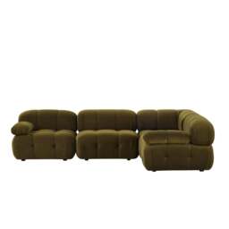 DUSK Bondi Large Left Hand Corner Sofa - Rich Green - thumbnail 4