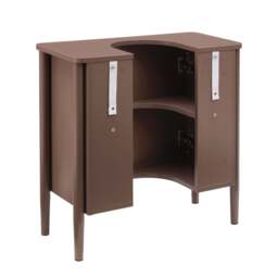 DUSK Posy Under Sink Bathroom Cabinet - Mocha - thumbnail 7