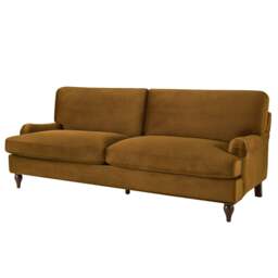 DUSK Hampshire 3 Seater Sofa - Muted Gold - thumbnail 4