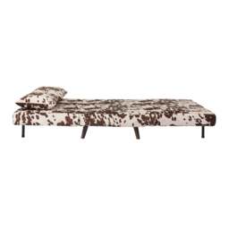 DUSK Seattle Double Click Clack Sofa Bed - Brown Cow Print - thumbnail 8