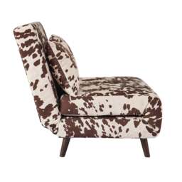 DUSK Seattle Double Click Clack Sofa Bed - Brown Cow Print - thumbnail 4