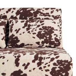DUSK Seattle Double Click Clack Sofa Bed - Brown Cow Print - thumbnail 7