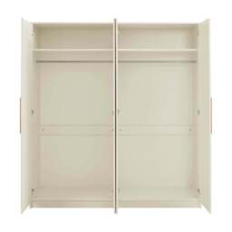 DUSK Darcey 4 Door Wardrobe - Cream - thumbnail 7