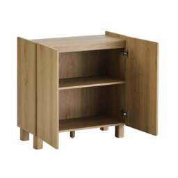 DUSK Avalon 2 Door Sideboard - Light Oak Effect - thumbnail 5