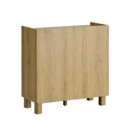 DUSK Avalon 2 Door Sideboard - Light Oak Effect - thumbnail 4