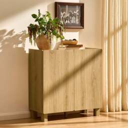 DUSK Avalon 2 Door Sideboard - Light Oak Effect - thumbnail 2