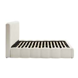 DUSK Cheshire Boucle Ottoman Storage Bed - Off White - King Size - thumbnail 7