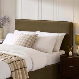 DUSK Oslo Ottoman Storage Bed - Olive - Double - thumbnail 4