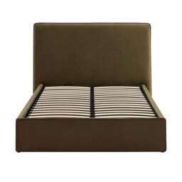 DUSK Oslo Ottoman Storage Bed - Olive - Double - thumbnail 9