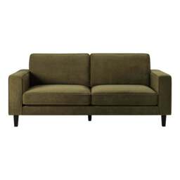 DUSK Soho 3 Seater Sofa - Chenille Olive - thumbnail 6