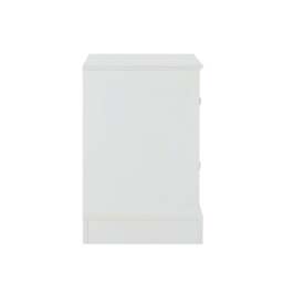 DUSK Ruby 2 Drawer Bedside Table - Warm White - thumbnail 6