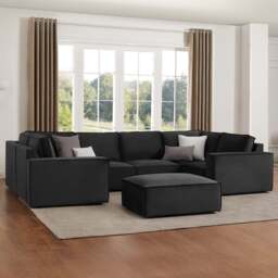 DUSK Brooklyn U-Shape Sofa - Ink - thumbnail 3