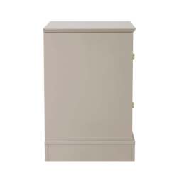 DUSK Ruby 2 Drawer Bedside Table - Taupe - thumbnail 6