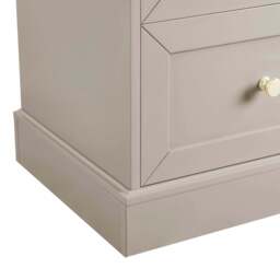 DUSK Ruby 2 Drawer Bedside Table - Taupe - thumbnail 7