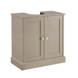 DUSK Ruby Under Sink Bathroom Cabinet - Taupe - thumbnail 5