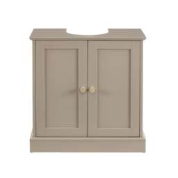 DUSK Ruby Under Sink Bathroom Cabinet - Taupe - thumbnail 3