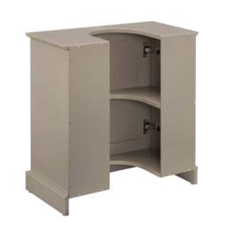 DUSK Ruby Under Sink Bathroom Cabinet - Taupe - thumbnail 8
