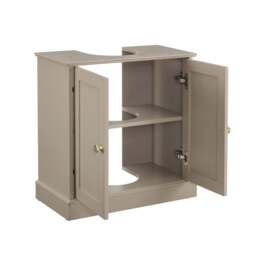 DUSK Ruby Under Sink Bathroom Cabinet - Taupe - thumbnail 6
