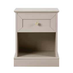 DUSK Ruby 1 Drawer Nightstand - Taupe - thumbnail 3