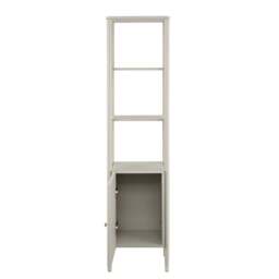 DUSK Posy Tall Bathroom Storage Cabinet - Light Taupe - thumbnail 4