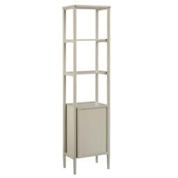 DUSK Posy Tall Bathroom Storage Cabinet - Light Taupe - thumbnail 7