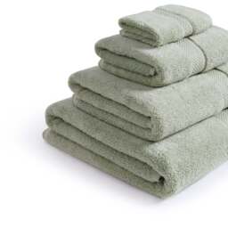 DUSK Rhodes Cotton Towel Collection - Olive - 4 Pack Face Cloths - thumbnail 5
