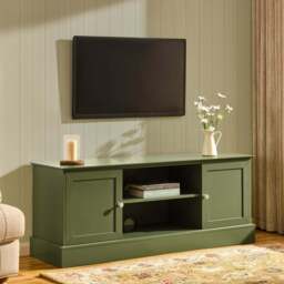 "DUSK Ruby TV Unit for TVs up to 60""- Olive" - thumbnail 2