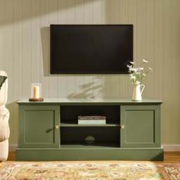 "DUSK Ruby TV Unit for TVs up to 60""- Olive"
