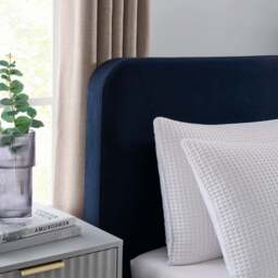DUSK Ascot Ottoman Storage Bed - Navy - Small Double - thumbnail 8